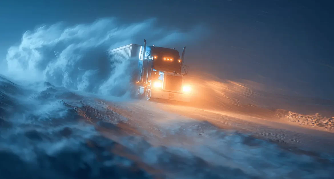 Winter storm affecting owner operators in January 2026